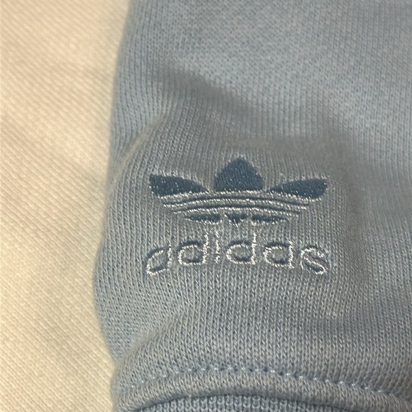 ** New with Tags** Women’s adidas “Originals” Light Blue and White Hoodie - Picture 5 of 5